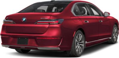 Rear view with sleek horizontal taillights and luxury sedan design