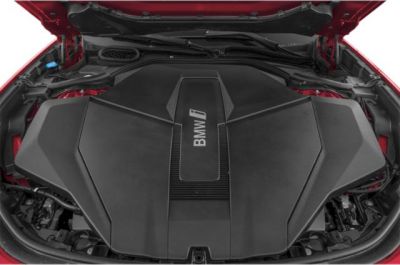 Modern electric motor cover and engine bay layout
