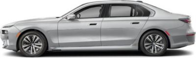 Sleek side profile with alloy wheels.