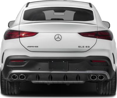 Rear view with quad exhaust tips and sleek taillights