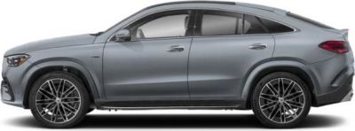 Sleek coupe-like SUV side profile with prominent alloy wheels