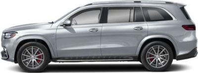 Side profile of luxury SUV with sleek design and multi-spoke alloy wheels