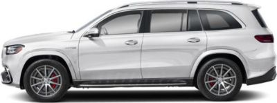 Side profile of luxury SUV with sporty wheels.