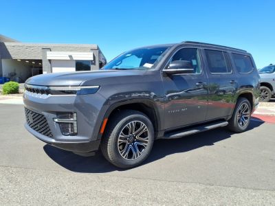 Modern large SUV with LED headlamps and alloy wheels