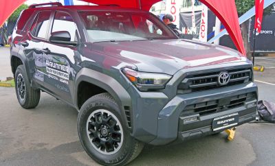 Rugged front grille and bold alloy wheels on a 2025 SUV
