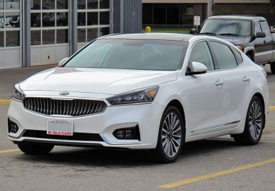 Front grille and sleek modern headlights