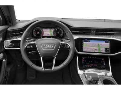 Digital dashboard and dual touchscreen center console with multifunction steering wheel