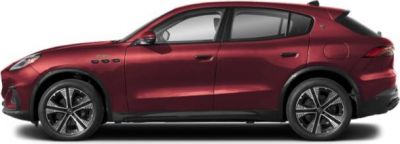 Side profile of a modern SUV with sleek lines and distinctive alloy wheels