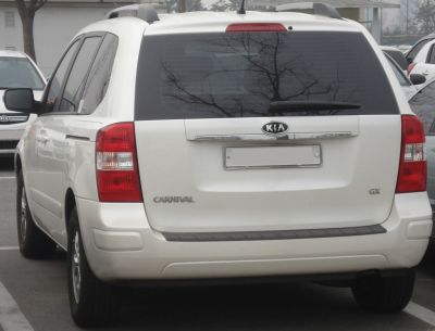 Rear view focused on tailgate and taillight design.