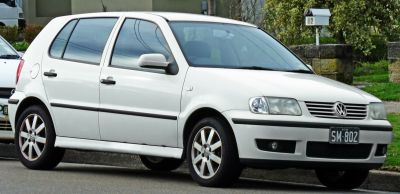 White 5-door hatchback with alloy wheels and distinctive front grille