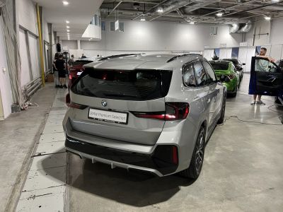 Rear view of SUV with LED tail lights and sporty bumper