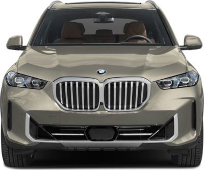 Front view with kidney grille and LED headlights