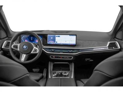 Dual digital displays and luxury dashboard design with steering wheel controls