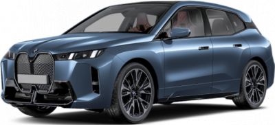 Electric SUV with kidney grille and aerodynamic, sleek body design