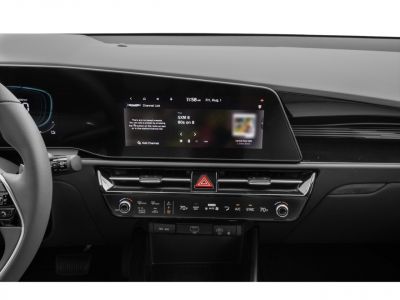 Digital dashboard and infotainment touchscreen with climate control panel