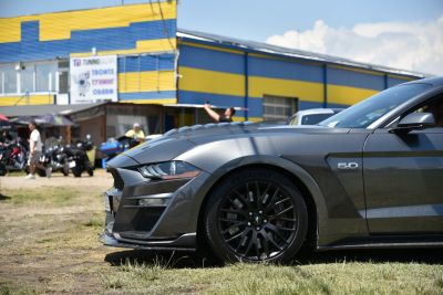 Front side close-up showing headlight and wheel