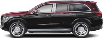 Luxury SUV side profile with two-tone paint and distinctive alloy wheels