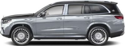 Luxury SUV side profile with distinctive multi-spoke wheels
