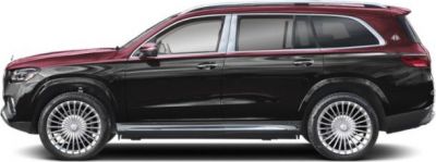 Luxury SUV side profile with two-tone paint and multi-spoke wheels