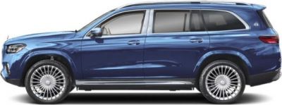 Premium SUV side profile with large multi-spoke alloy wheels and roof rails