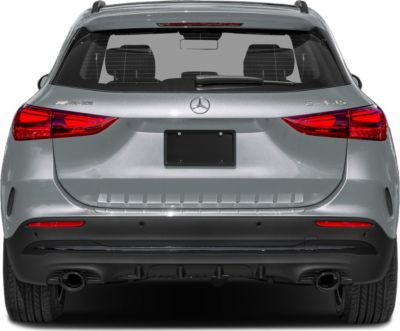 Rear view with taillights and dual exhausts