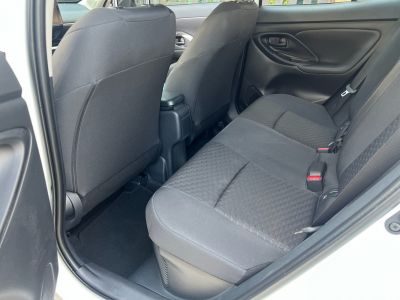 Rear fabric seats and spacious legroom of compact SUV interior