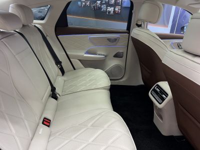Quilted leather rear seats with ambient LED lighting and rear air controls