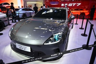 Sleek front view with modern LED headlights