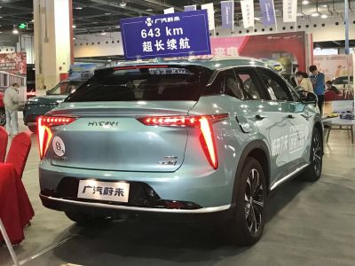 Rear view with distinctive vertical LED taillights and sleek SUV rear design