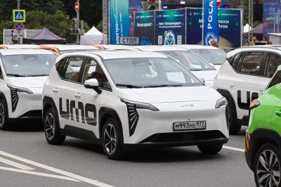 Angular LED headlights and modern crossover SUV sharp design