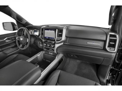 Modern dashboard with touchscreen and control layout