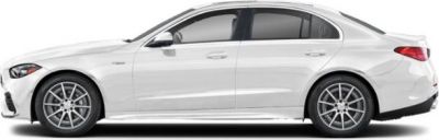 Sleek side profile with alloy wheels and tinted windows