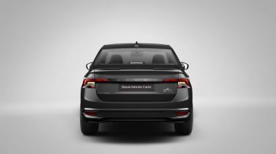 Modern rear design with sleek tail lights and updated bumper.