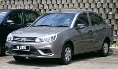 2016 Proton Saga III 3/4 front-left view