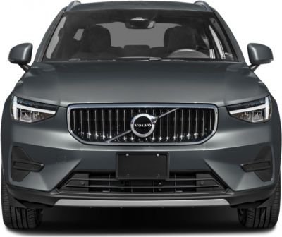 Front view of SUV with vertical grille and LED headlights