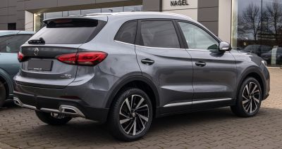 Rear and side view featuring LED taillights and alloy wheels