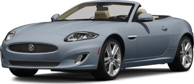 Front-side view of a sleek convertible with alloy wheels and open roof