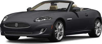 Front side shot of convertible with open roof and alloy wheels