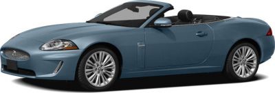 Blue convertible roadster with streamlined body and alloy wheels
