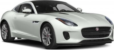 Front and side view with sleek headlights and aerodynamic body