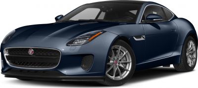 Front view with sleek headlights and distinctive grille