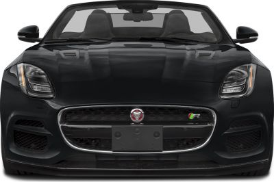 Front view with LED headlights and aggressive grille