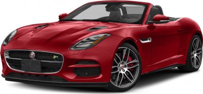 Sporty convertible with aggressive front fascia and alloy wheels