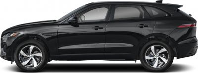 Black SUV side profile with alloy wheels and tinted windows