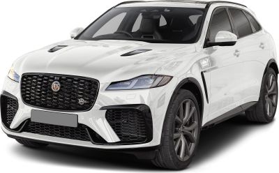 Front grille with SVR badge and LED headlights, aerodynamic side profile with alloy wheels
