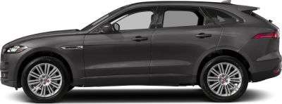 Aerodynamic SUV side profile with multi-spoke alloy wheels