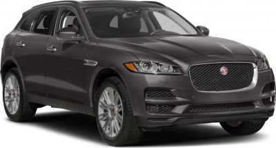 front side view luxury SUV with detailed grille and headlights