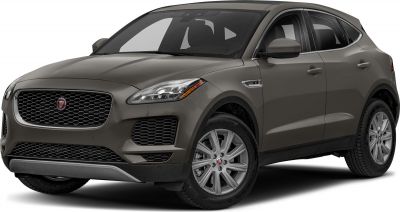 Front and side view of compact luxury SUV with alloy wheels