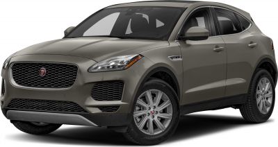Front-side view of compact SUV with distinctive grille and alloy wheels