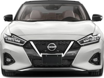 Aggressive LED headlights and V-motion grille design